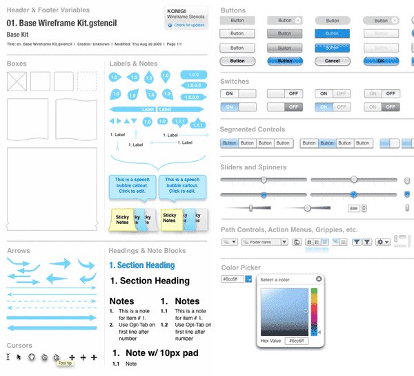 create wireframes in visio 2010